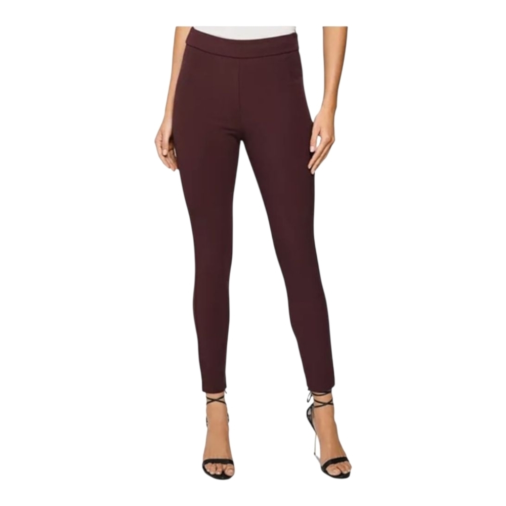 Reiss Tyne Berry High Rise Skinny Trouser Pants - Size 8